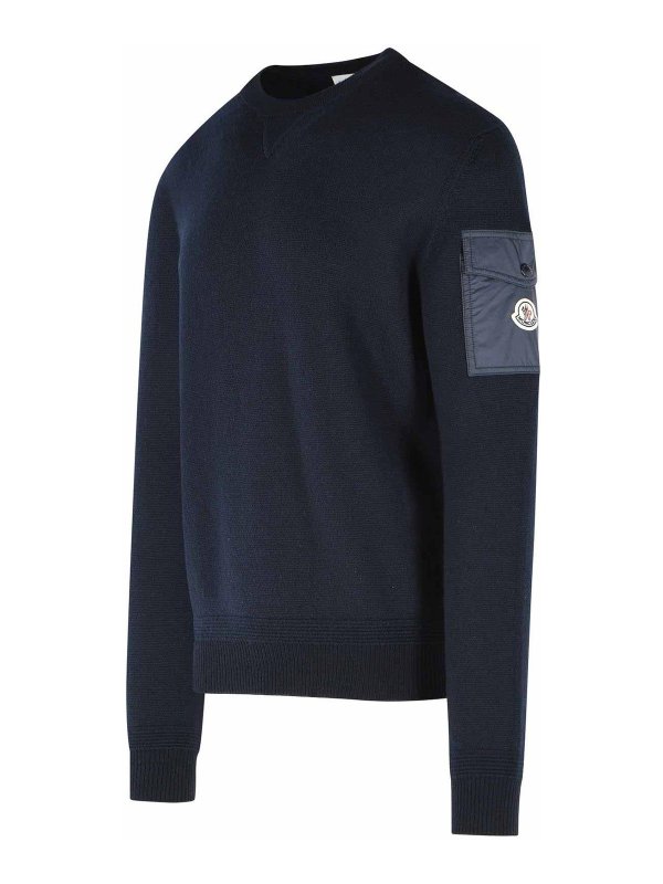 The Best Shops MONCLER: スウェット＆セーター - スウェットシャツ/セーター - ブルー