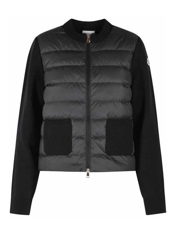 MONCLER: カーディガン - カーディガン - 黒