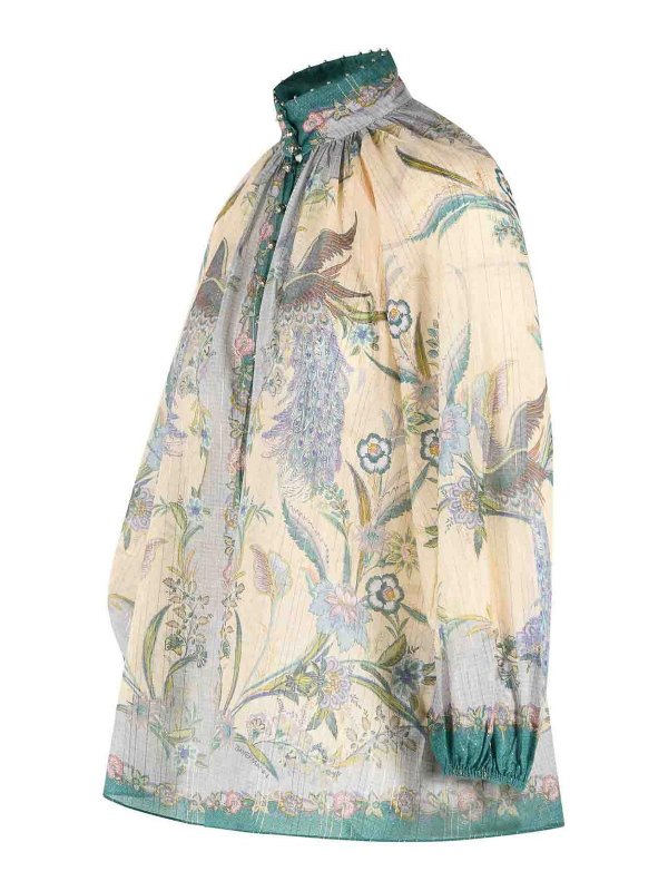 The Best Shops ZIMMERMANN: Blouses - Blouse - Crème