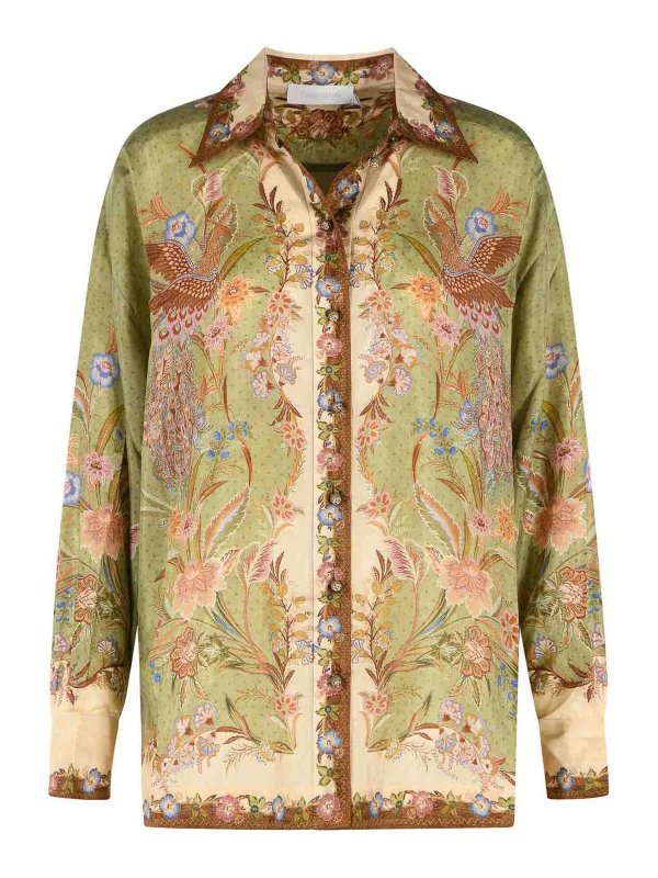 ZIMMERMANN: Chemises - Chemise - Vert