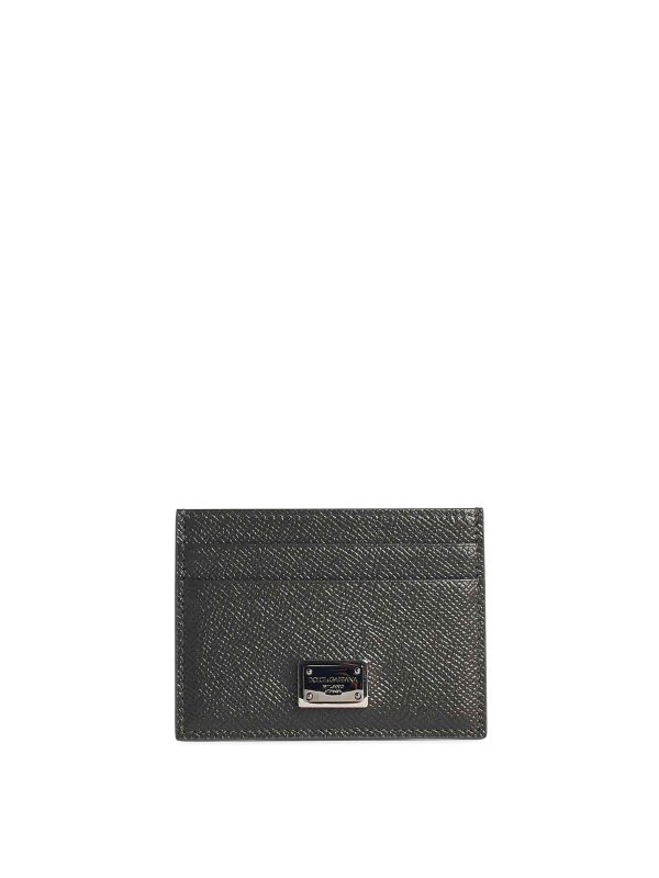 DOLCE & GABBANA: 財布＆ポーチ - 財布 - グレー