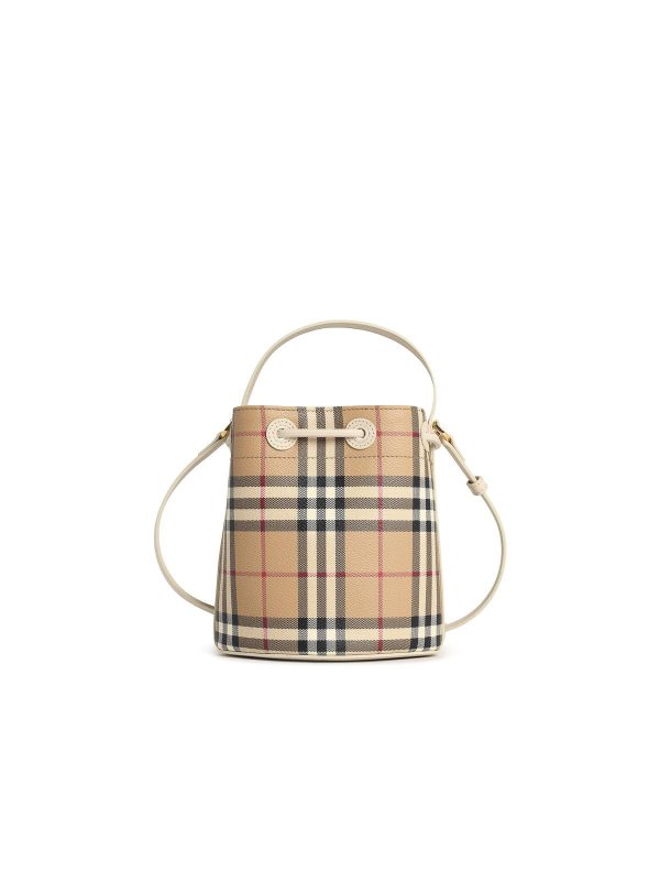 The Best Shops BURBERRY: バケットバッグ - バケットバッグ - ベージュ