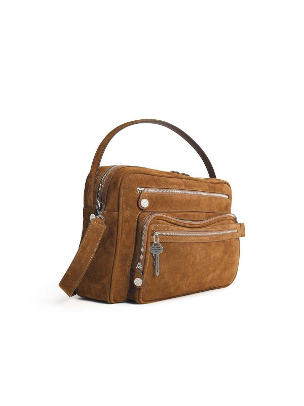 Acne Studios: Schultertaschen online - Schultertasche - Braun