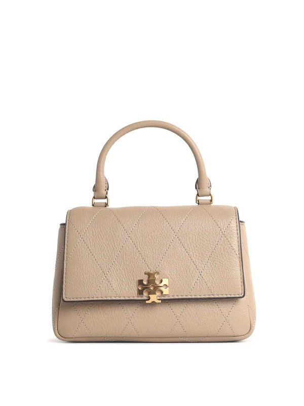 TORY BURCH: クラッチバッグ - クラッチバッグ - ベージュ