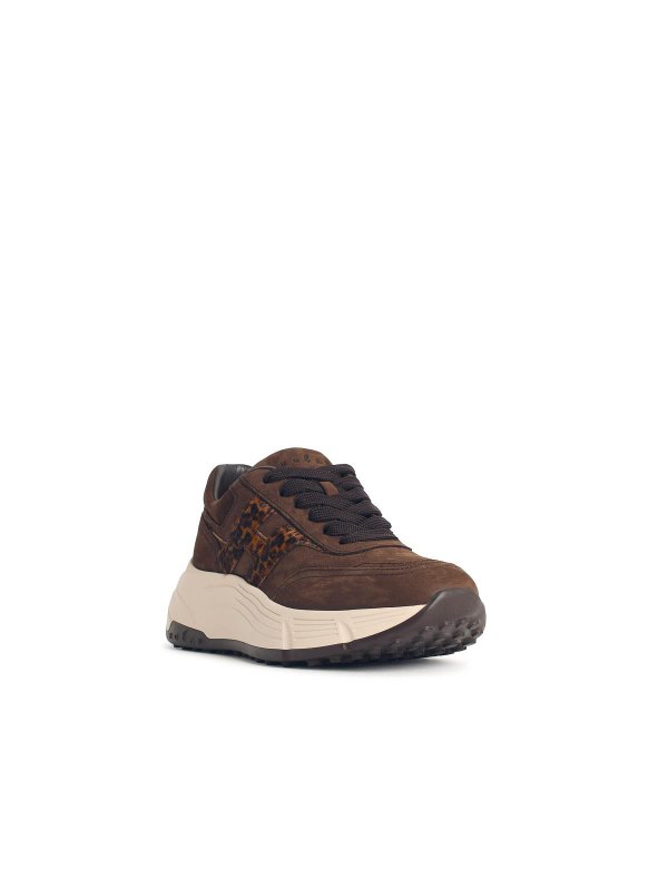 HOGAN: Chaussures de sport online - Baskets - Marron