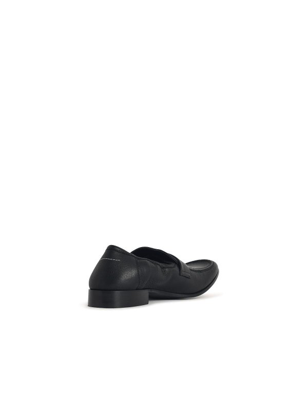 The Best Shops MM6 MAISON MARGIELA: ロファー＆スリッパ - ローファー - 黒