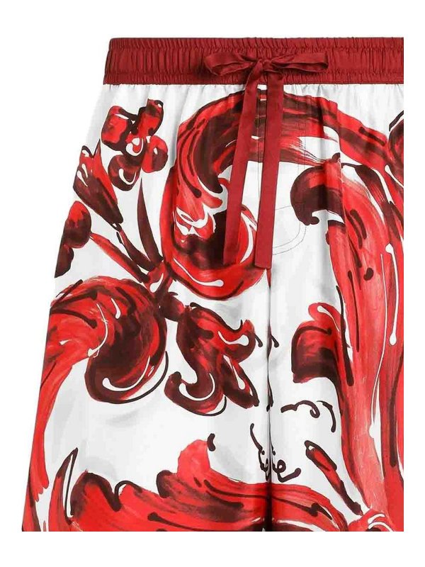 DOLCE & GABBANA: トラウザーショーツ online - ショートパンツ - 赤