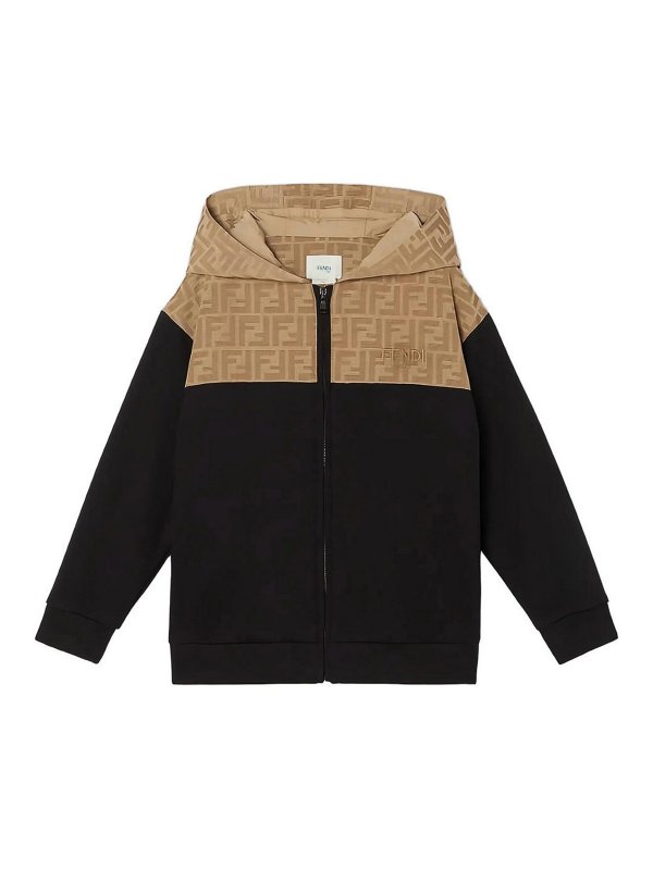 Fendi Jr: スウェット＆セーター - スウェットシャツ/セーター - 黒