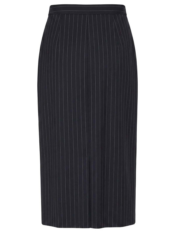 GIVENCHY: Knielange und Midi Röcke online - Midirock - Blau