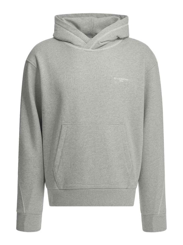 GIVENCHY: Sudaderas y suéteres - Sudadera - Gris