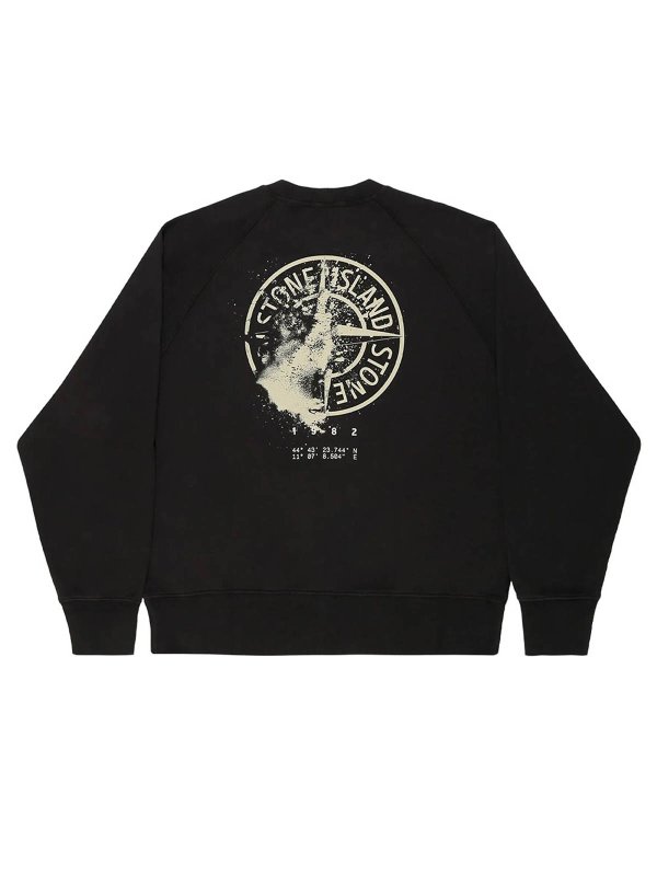 STONE ISLAND: クルーネック online - クルーネック - 黒