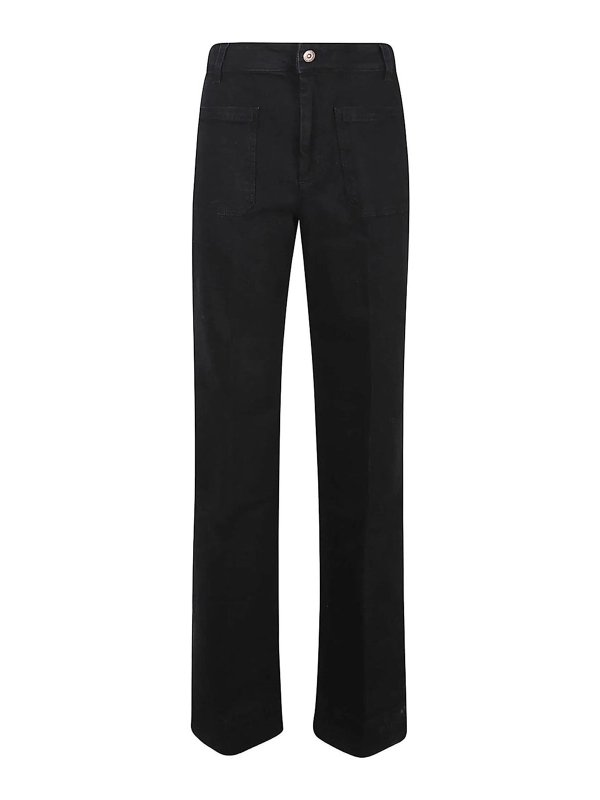VICTORIA BECKHAM: ストレートジーンズ - ストレートジーンズ - 黒