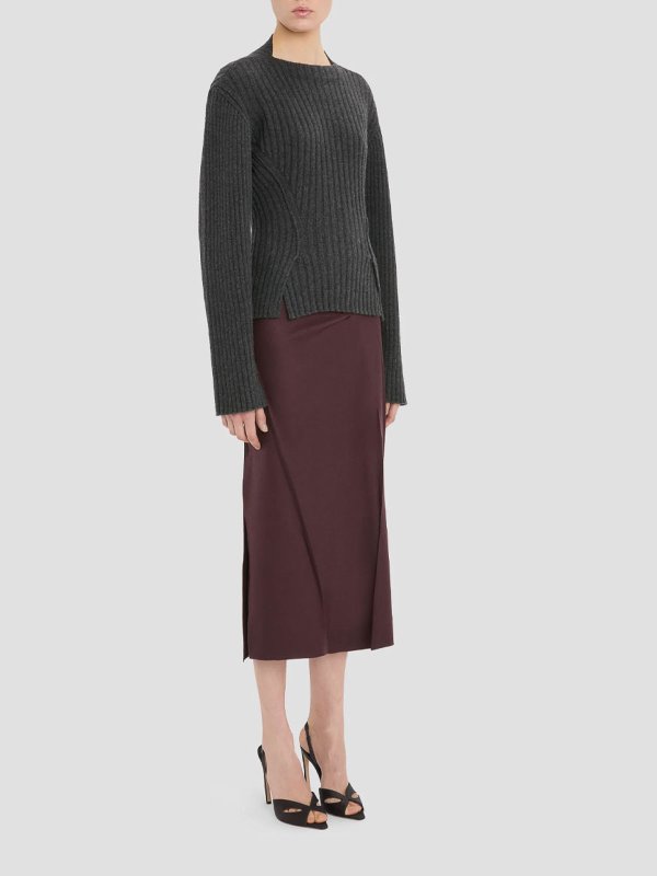 VICTORIA BECKHAM: クルーネック online - クルーネック - グレー