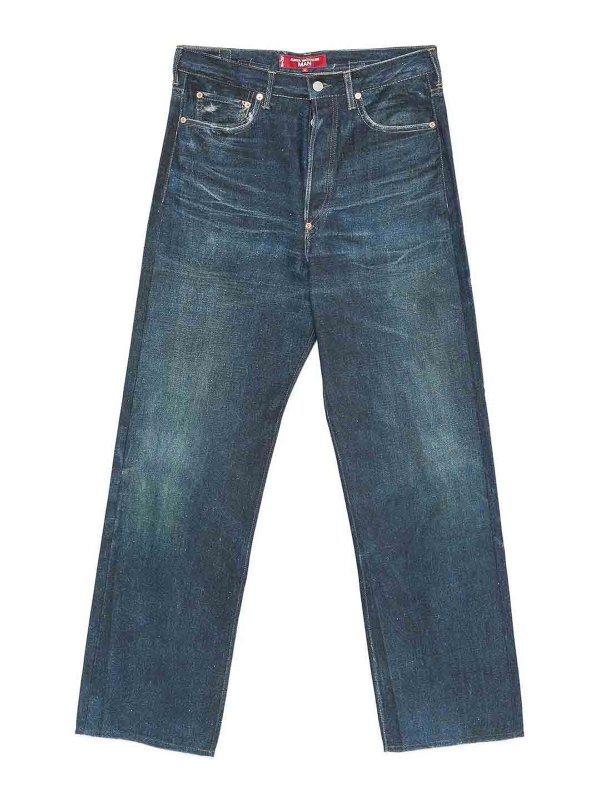 JUNYA WATANABE: Jeans Rectos - Vaqueros Rectos - Azul