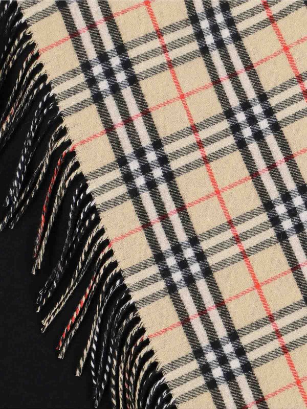 The Best Shops BURBERRY: Reversible Check Wool Cape