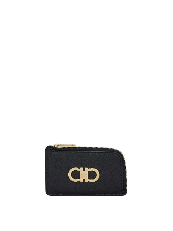 SALVATORE FERRAGAMO: 財布＆ポーチ - 財布 - 黒
