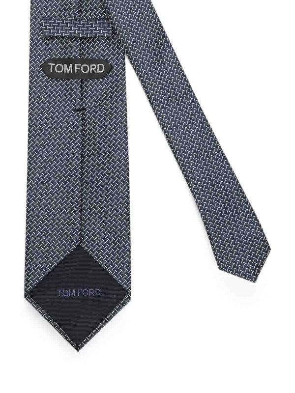 TOM FORD: Corbatas y pajaritas online - Corbata - Azul
