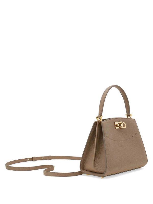 The Best Shops SALVATORE FERRAGAMO: クロスボディバッグ - クロスボディバッグ - グレー