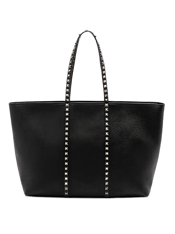 VALENTINO GARAVANI: トートバッグ - トートバッグ - 黒