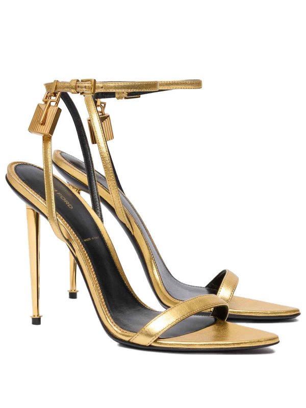 The Best Shops TOM FORD: Sandalen - Sandalen - Metallic