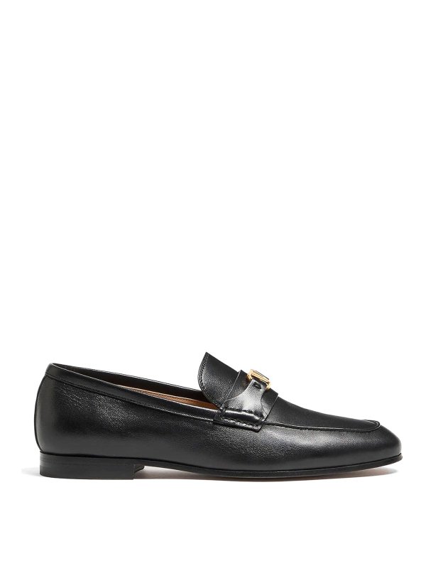 VALENTINO GARAVANI: ロファー＆スリッパ - ローファー - 黒