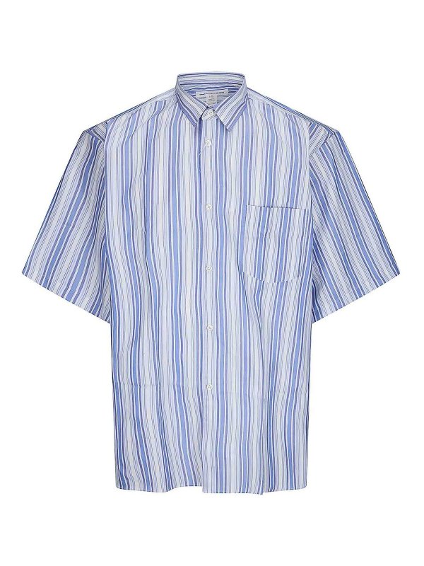 Comme des Garçons Play: Hemden - Hemd - Blau
