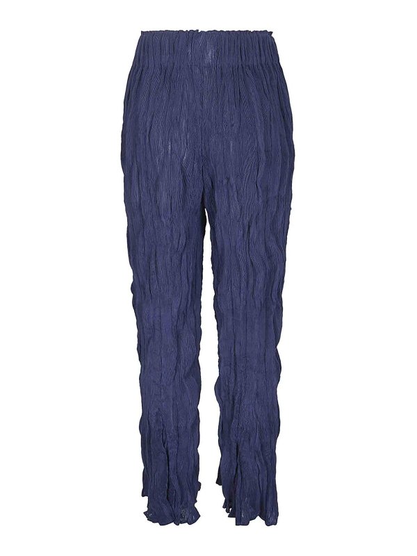 GONGDID: casual trousers online - Wavy Pants