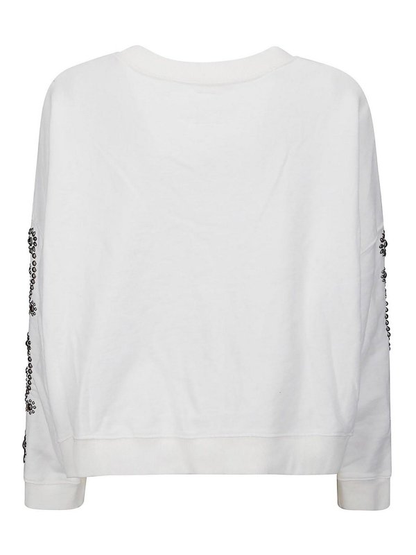 HTC: Strickpullover mit Rundhalsausschnitt online - Rundhalspullover - Creme