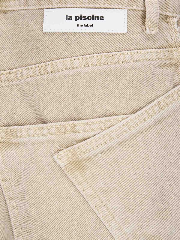 The Best Shops LA PISCINE: Jeans Rectos - Vaqueros Rectos - Camel