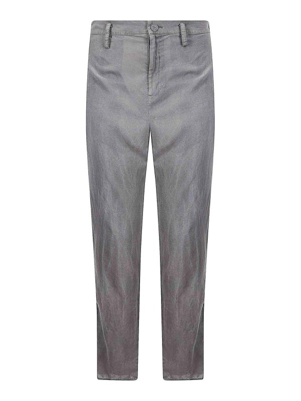 LIMI FEU: casual trousers - Slit Slim Pants