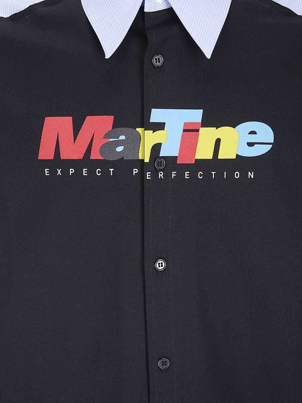 The Best Shops MARTINE ROSE: Hemden - Hemd - Schwarz