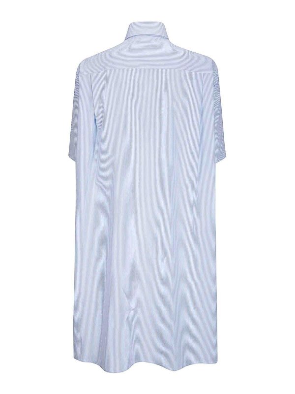 MM6 MAISON MARGIELA: ニーレングスドレス online - 膝丈ドレス - ブルー