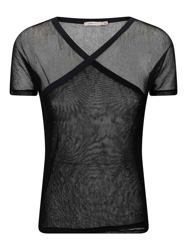 PALOMA WOOL: Tops y camisetas sin mangas - Top - Negro
