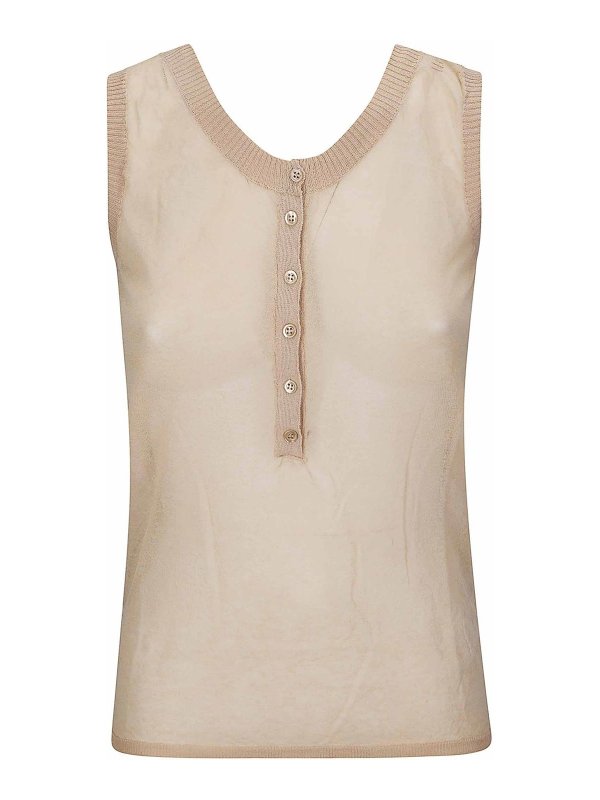 PALOMA WOOL: Tops und Tank Tops - Top - Beige