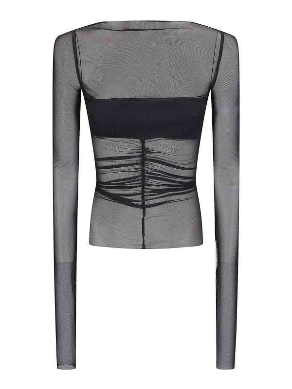 RICK OWENS: Tops und Tank Tops - Top - Schwarz