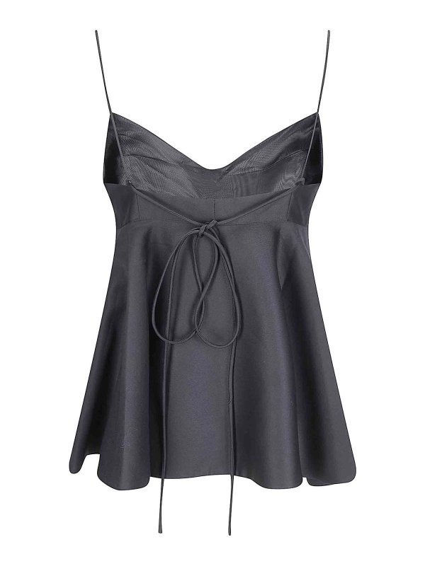 ROHE: Tops & Tank tops online - Bustier Peplum Top