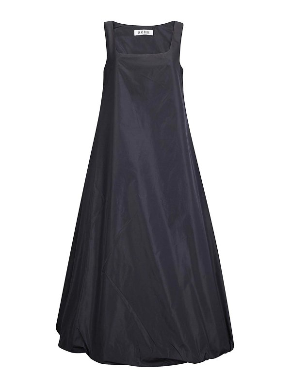 ROHE: Maxi robe - Maxi Robe - Noir