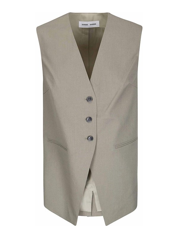 SAMSOE SAMSOE: vests - V-neck vest