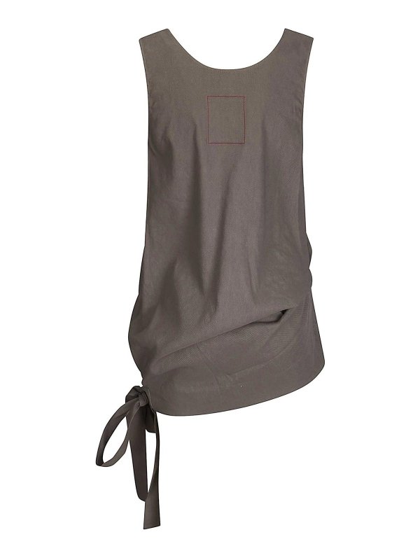 UMA WANG: Tops y camisetas sin mangas online - Top - Gris Oscuro