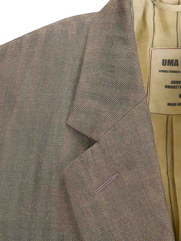 The Best Shops UMA WANG: casual jackets - Oversized linen jacket