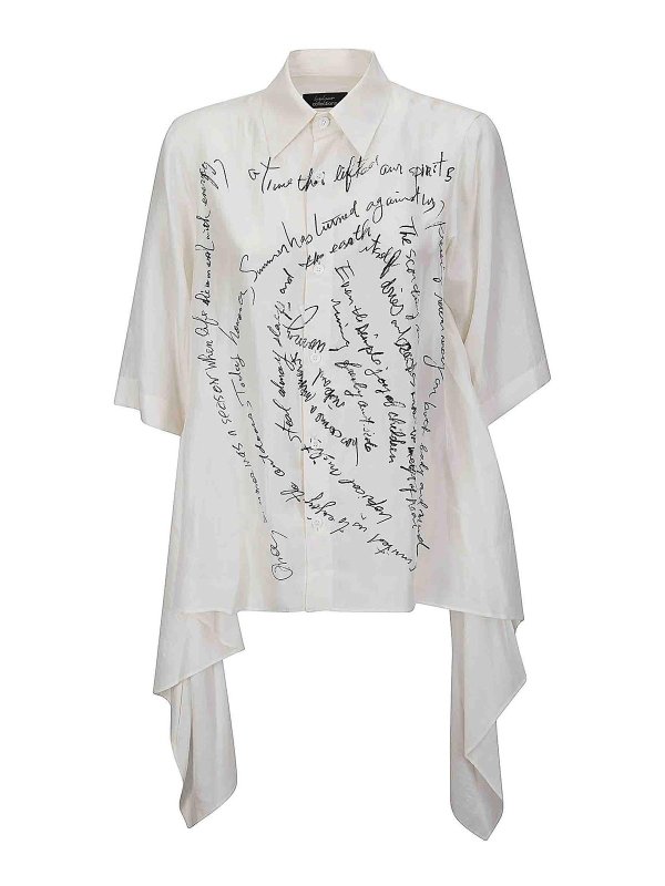 YOHJI YAMAMOTO: ブラウス - ブラウス - 白