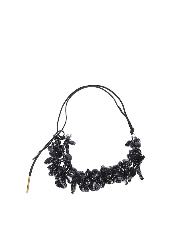 DRIES VAN NOTEN: ネックレス - ネックレス/チョーカー - 黒