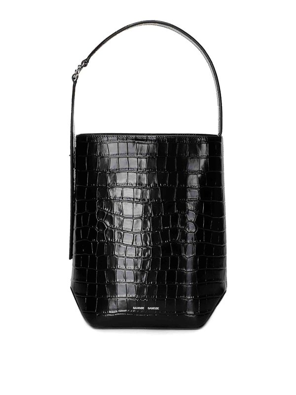 SAMSOE SAMSOE: Bucket-bags - Bucket-Bag - Schwarz