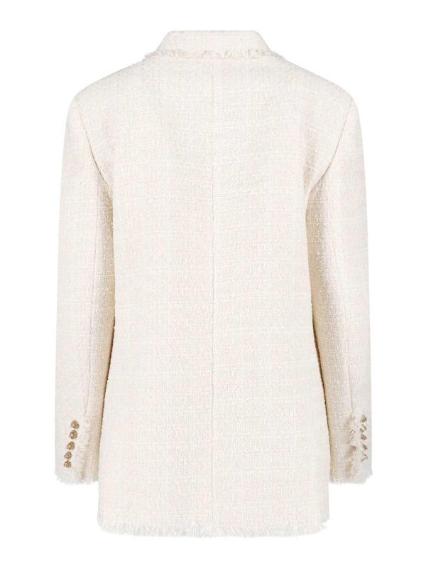 Balmain: blazers online - Double-breasted blazer