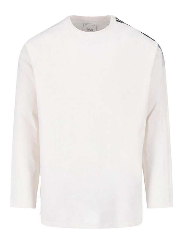 Y-3: Camisetas - Camiseta - Blanco