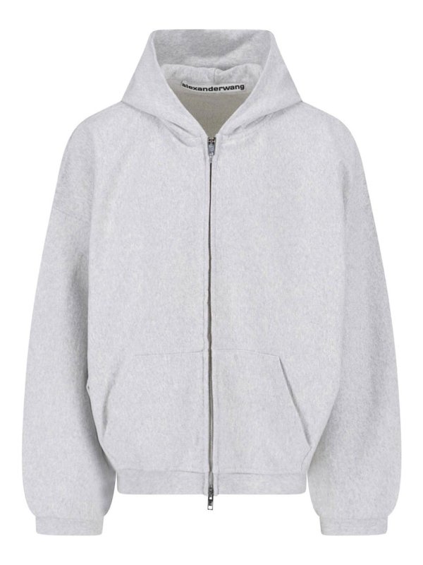 ALEXANDER WANG: スウェット＆セーター - スウェットシャツ/セーター - グレー