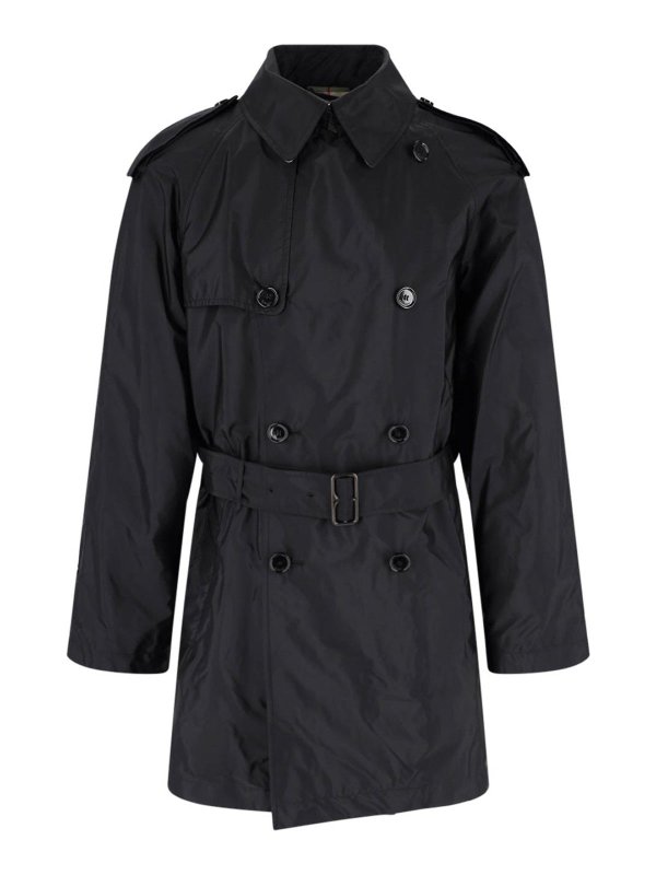 BURBERRY: トレンチコート - トレンチコート - 黒