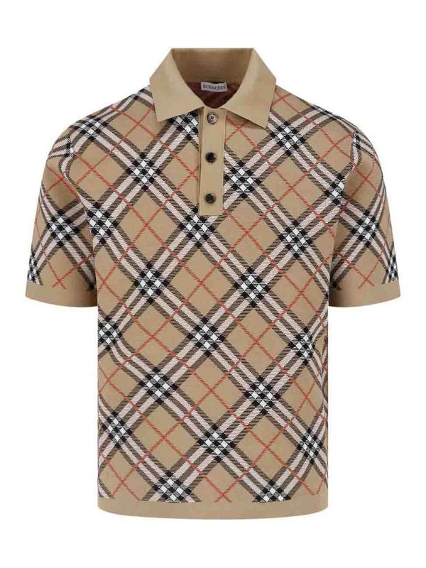 BURBERRY: Poloshirts - Poloshirt - Beige