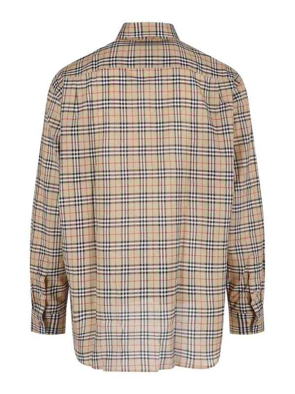 BURBERRY: シャツ online - シャツ - ベージュ