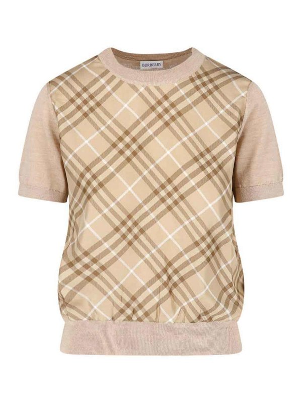 BURBERRY: クルーネック - クルーネック - ベージュ
